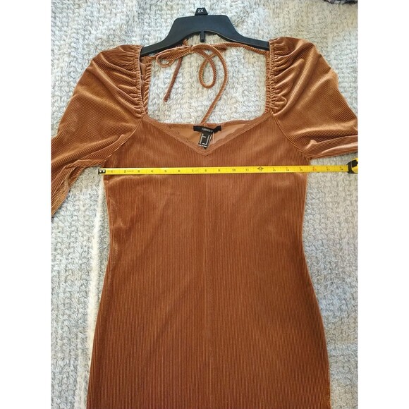 Forever 21 Puff Sleeve Sweetheart Neck Mini Dress Md Y2K Nwt Feminine - Picture 7 of 9